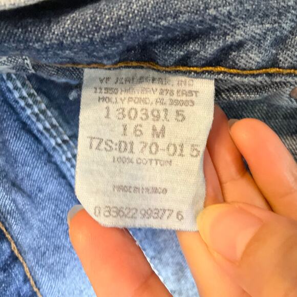 Riders Women Jeans size 16M Blue Mid Rise Straight Leg - Picture 9 of 11